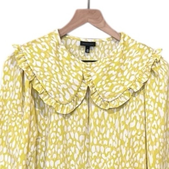 Who What Wear Citrus Leopard Long Sleeve Dress Women’s Size Medium - Picture 8 of 13